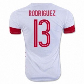 Camisolas de Futebol Suíça RICARDO RODRIGUEZ Equipamento Alternativa Euro 2016
