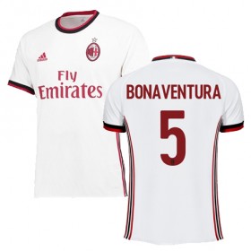 Camisolas de Futebol AC Milan BONAVENTURA Equipamento Alternativa 2017/18 Manga Curta