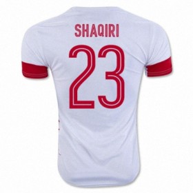 Camisolas de Futebol Suíça XHERDAN SHAQIRI Equipamento Alternativa Euro 2016
