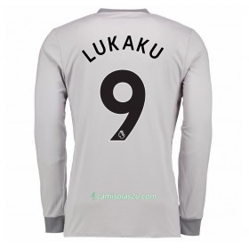 Camisolas de Futebol Manchester United Romelu Lukaku 9 Equipamento 3ª 2017/18 Manga Comprida