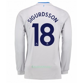 Camisolas de Futebol Everton Gylfi Sigurdsson 18 Equipamento Alternativa 2017/18 Manga Comprida