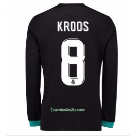 Camisolas de Futebol Real Madrid Toni Kroos 8 Equipamento Alternativa 2017/18 Manga Comprida