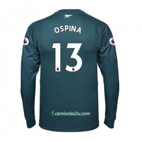 Camisolas de Futebol Arsenal Guarda Redes David Ospina 13 Equipamento Principal 2017/18 Manga Comprida