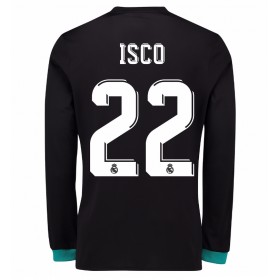 Camisolas de Futebol Real Madrid Isco 22 Equipamento Alternativa 2017/18 Manga Comprida