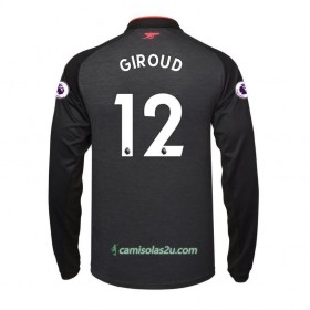 Camisolas de Futebol Arsenal Olivier Giroud 12 Equipamento 3ª 2017/18 Manga Comprida