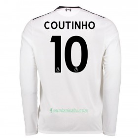 Camisolas de Futebol Liverpool Mario Philippe Coutinho 10 Equipamento Alternativa 2017/18 Manga Comprida