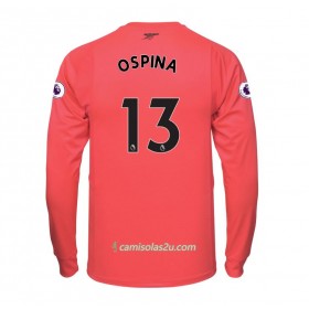 Camisolas de Futebol Arsenal Guarda Redes David Ospina 13 Equipamento Alternativa 2017/18 Manga Comprida