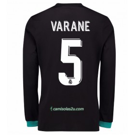 Camisolas de Futebol Real Madrid Raphael Varane 5 Equipamento Alternativa 2017/18 Manga Comprida