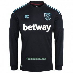 Camisolas de Futebol West Ham United Equipamento Alternativa 2017/18 Manga Comprida