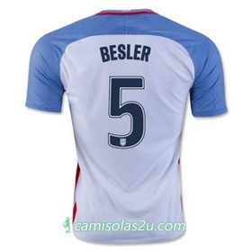 Camisolas de Futebol Estados Unidos BESLER Equipamento Principal 2016/17 Manga Curta