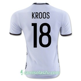 Camisolas de Futebol Alemanha KROOS Equipamento Principal Euro 2016
