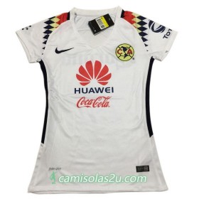 Camisolas de Futebol Club América Mulher Equipamento Alternativa 2017/18 Manga Curta
