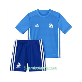 Camisolas de Futebol Olympique de Marseille Criança Equipamento Alternativa 2017/18 Manga Curta