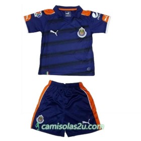 Camisolas de Futebol Club Deportivo Guadalajara Equipamento 3ª Criança 2017/18 Manga Curta