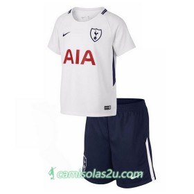 Camisolas de Futebol Tottenham Hotspur Criança Equipamento Principal 2017/18 Manga Curta