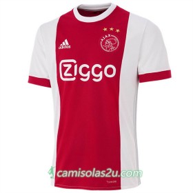 Camisolas de Futebol Ajax Amsterdam Equipamento Principal 2017/18 Manga Curta