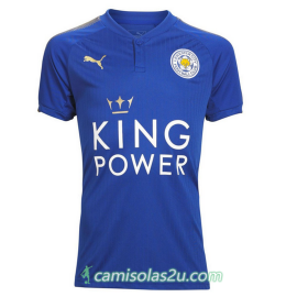 Camisolas de Futebol Leicester City Equipamento Principal 2017/18 Manga Curta