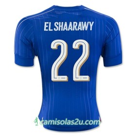 Camisolas de Futebol Itália EL SHAARAWY Equipamento Principal Euro 2016