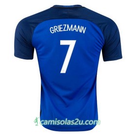 Camisolas de Futebol França GRIEZMANN Equipamento Principal Euro 2016