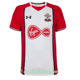 Camisolas de Futebol Southampton Equipamento Principal 2017/18 Manga Curta