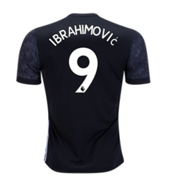 Camisolas de Futebol Manchester United IBRAHIMOVIC 9 Equipamento Alternativa 2017/18 Manga Curta
