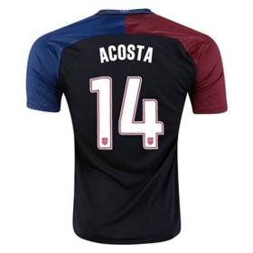 Camisolas de Futebol Estados Unidos ACOSTA Equipamento Alternativa 2016/17 Manga Curta