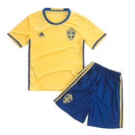 Camisolas de Futebol Suécia Criança Equipamento Principal Euro 2016
