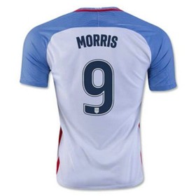 Camisolas de Futebol Estados Unidos MORRIS Equipamento Principal 2016/17 Manga Curta