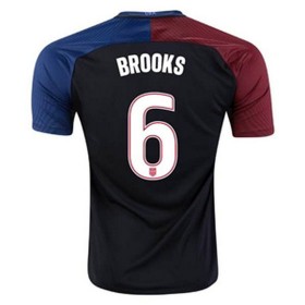 Camisolas de Futebol Estados Unidos BROOKS Equipamento Alternativa 2016/17 Manga Curta