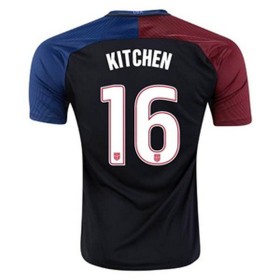 Camisolas de Futebol Estados Unidos KITCHEN Equipamento Alternativa 2016/17 Manga Curta