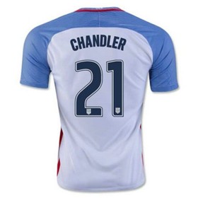 Camisolas de Futebol Estados Unidos CHANDLER Equipamento Principal 2016/17 Manga Curta