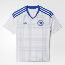 Camisolas de Futebol Bósnia e Herzegovina Equipamento Alternativa 2016/17 Manga Curta