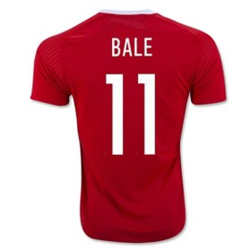Camisolas de Futebol País de Gales BALE Equipamento Principal Euro 2016