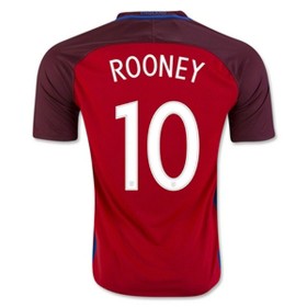 Camisolas de Futebol Inglaterra ROONEY Equipamento Alternativa 2016/17 Manga Curta