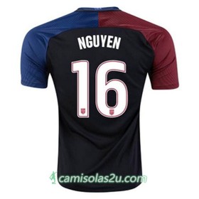 Camisolas de Futebol Estados Unidos NGUYEN Equipamento Alternativa 2016/17 Manga Curta