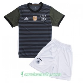 Camisolas de Futebol Alemanha Criança Equipamento Alternativa Euro 2016