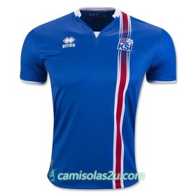 Camisolas de Futebol Island Equipamento Principal Euro 2016