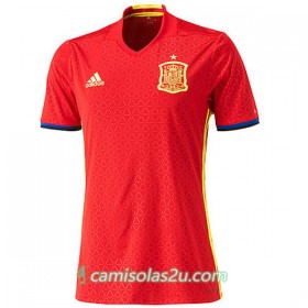 Camisolas de Futebol Espanha Equipamento Principal Euro 2016