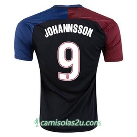 Camisolas de Futebol Estados Unidos JOHANNSSON Equipamento Alternativa 2016/17 Manga Curta