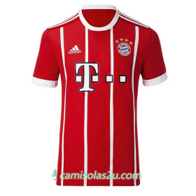 Camisolas de Futebol Bayern München Equipamento Principal 2017/18 Manga Curta