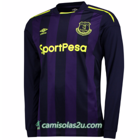 Camisolas de Futebol Everton Equipamento 3ª 2017/18 Manga Comprida