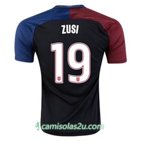 Camisolas de Futebol Estados Unidos ZUSI Equipamento Alternativa 2016/17 Manga Curta