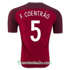 Camisolas de Futebol Portugal F COENTRAO Equipamento Principal Euro 2016
