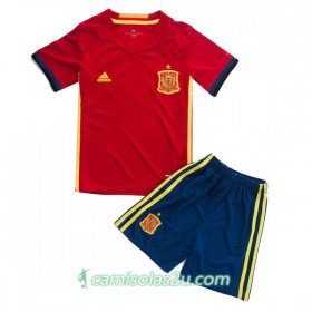 Camisolas de Futebol Espanha Criança Equipamento Alternativa Euro 2016