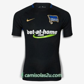 Camisolas de Futebol Hertha Berlin Equipamento Alternativa 2017/18 Manga Curta