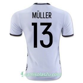 Camisolas de Futebol Alemanha MULLER Equipamento Principal Euro 2016
