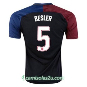 Camisolas de Futebol Estados Unidos BESLER Equipamento Alternativa 2016/17 Manga Curta
