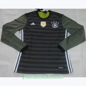 Camisolas de Futebol Alemanha  Equipamento Alternativa Euro 2016 Manga Comprida