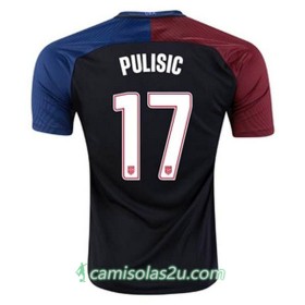 Camisolas de Futebol Estados Unidos PULISIC Equipamento Alternativa 2016/17 Manga Curta