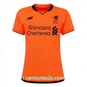 Camisolas de Futebol Liverpool Mulher Equipamento 3ª 2017/18 Manga Curta